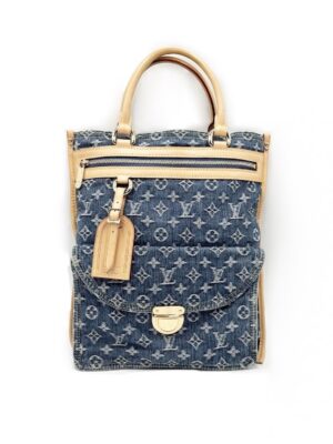 LOUIS VUITTON sac plat denim